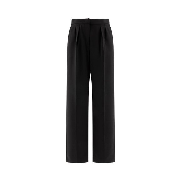 Max Mara "verbano" Stretch Wool Slim Trousers for Women Label Size 42